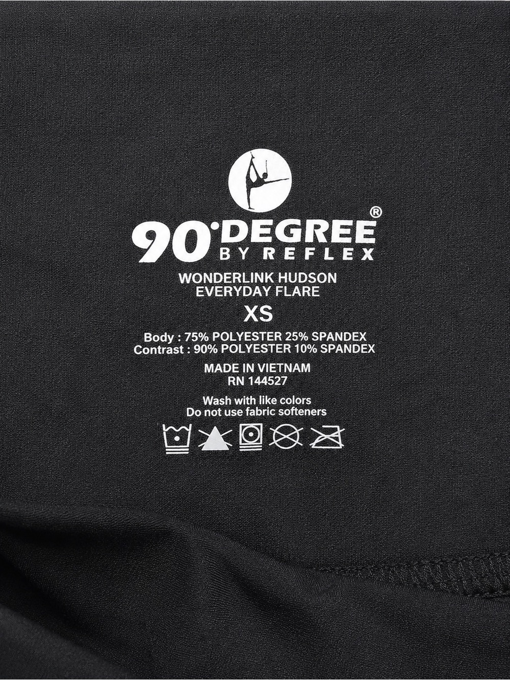 90 Degree High-Waist Black Flared Yoga Pants size XS women’s retail $45.00 - Picture 3 of 3